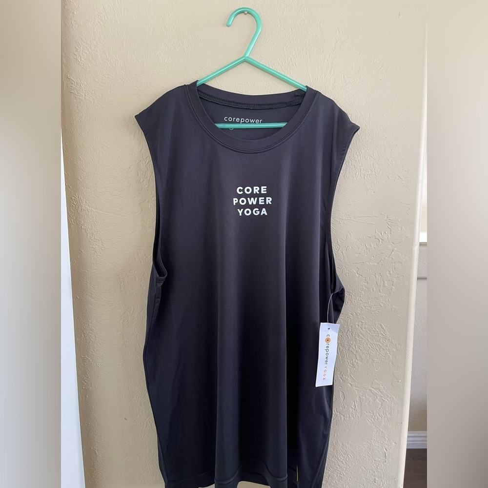 Core Power Yoga Black Tank Top Size M
